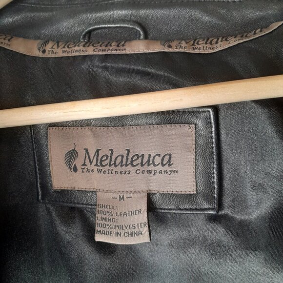 Women's Size M Black Soft Genuine Leather Jacket - Picture 6 of 10